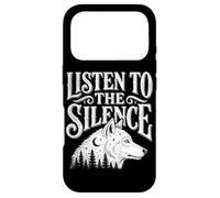 Custodia per iPhone 17 Pro Ascolta il silenzio Lupo Escursionismo Campeggio Fauna Sel
