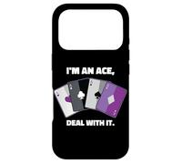 Custodia per iPhone 17 Pro Asexual I'm an Ace, Deal with It Asexual Pride