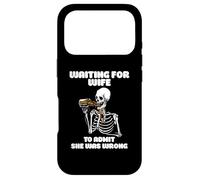 Custodia per iPhone 17 Pro Aspettando che la moglie ammettesse di aver sbagliato un matrimonio divertente