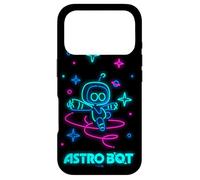 Custodia per iPhone 17 Pro Astro Bot Neon Style Stars and Planets Video Game