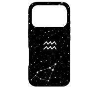 Custodia per iPhone 17 Pro Astrologia del modello del segno dell'Acquario