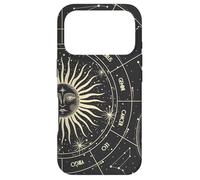 Custodia per iPhone 17 Pro Astrology Astronomy Zodiac Signs and Eclipse Design