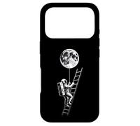 Custodia per iPhone 17 Pro Astronauta Holding Earth Balloon Black and White Space Art