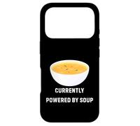 Custodia per iPhone 17 Pro Attualmente alimentato da Soup Funny Cozy Comfort Food Design