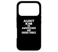 Custodia per iPhone 17 Pro Aunt KIM Is Awesome And Knows Things Shirt KIM