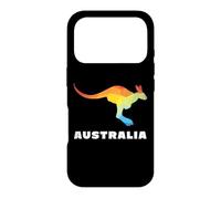Custodia per iPhone 17 Pro Australia Canguro Colorato Geometrico Patriottico Expatriate