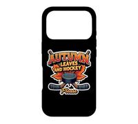 Custodia per iPhone 17 Pro Autunno Foglie E Hockey Please Fall Amante Giocatore Fan Ice