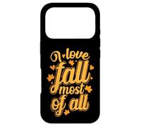 Custodia per iPhone 17 Pro Autunno "I Love Fall most of All"
