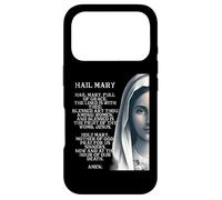 Custodia per iPhone 17 Pro Ave Maria Beata Madre Rosario Preghiera