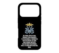 Custodia per iPhone 17 Pro Ave Maria Preghiera Messa Latina Ave Maria Piena Di Grazia