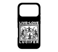 Custodia per iPhone 17 Pro Ave Satana Live Love Lucifer With Dancing Demons Original