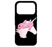 Custodia per iPhone 17 Pro Avery Name Gift - Festa a tema unicorno personalizzata