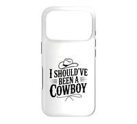 Custodia per iPhone 17 Pro Avrei dovuto essere un cowboy vintage umorismo occidentale
