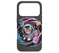 Custodia per iPhone 17 Pro Avventure Spaziali con un Micio