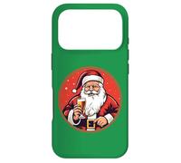 Custodia per iPhone 17 Pro Babbo Natale Bere una birra Old-Fashioned Retro Vintage