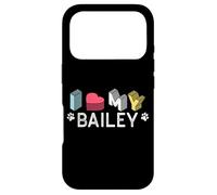 Custodia per iPhone 17 Pro Bailey Nome Cane Personalizzato Bailey Pet Lover