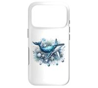 Custodia per iPhone 17 Pro Balena natalizia festiva: Winter Wonder Land