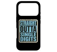 Custodia per iPhone 17 Pro Bambini divertenti per il decimo compleanno di Straight Outta Single Digits Boys