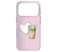 Custodia per iPhone 17 Pro Banana Matcha Latte Love Green-Tea Vegan Vintage Foodie