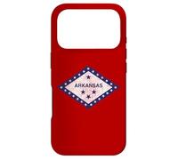 Custodia per iPhone 17 Pro BANDIERA ARKANSAS LO STATO NATURALE PICCOLO ROCCIA