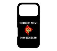 Custodia per iPhone 17 Pro Bandiera del Montenegro Distressed Herceg Novi Pride