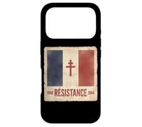 Custodia per iPhone 17 Pro Bandiera della Francia con croce di Lorena 1940-1944