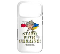 Custodia per iPhone 17 Pro Bandiera della Polonia Selenskyj cane Stand with Ucraina