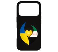 Custodia per iPhone 17 Pro Bandiera della Siria e dell'Ucraina, amo l'Ucraina, amo la Siria