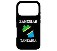 Custodia per iPhone 17 Pro Bandiera della Tanzania Distressed Zanzibar Pride