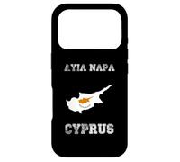 Custodia per iPhone 17 Pro Bandiera di Cipro Distressed Ayia Napa Pride