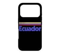 Custodia per iPhone 17 Pro Bandiera Ecuador retrò rosso