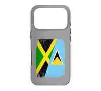 Custodia per iPhone 17 Pro Bandiera giamaicana di San Luciano Giamaica St Lucia