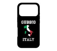 Custodia per iPhone 17 Pro Bandiera Italia invecchiata Gubbio Pride