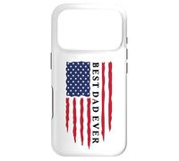 Custodia per iPhone 17 Pro Bandiera patriottica degli Stati Uniti d'America del miglior papà di sempre