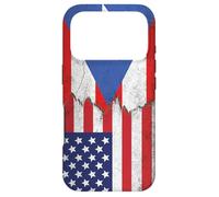 Custodia per iPhone 17 Pro Bandiere USA e Porto Rico - Stati Uniti d'America, Portoricano