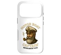 Custodia per iPhone 17 Pro Barca a motore Captain Funny Pontoon Boating