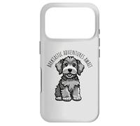 Custodia per iPhone 17 Pro Barktastic Adventures Await, simpatico cucciolo di cane, cartone animato