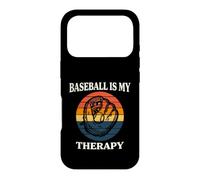 Custodia per iPhone 17 Pro Baseball Is My Therapy Vintage Retro Glove Player