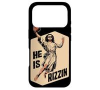 Custodia per iPhone 17 Pro Basket Slam Dunk Gesù Memes È Risorto Rizzin Jesus