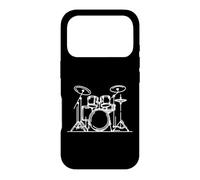 Custodia per iPhone 17 Pro Batteria Line Art Musicista