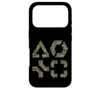 Custodia per iPhone 17 Pro Battlefield Class Woodland Army Camo Symbol Game Design BF6