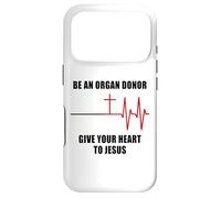Custodia per iPhone 17 Pro Be an Organ Donor, Give Your Heart to JESUS - Faith Nurse