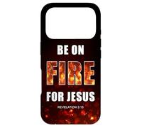 Custodia per iPhone 17 Pro Be on Fire for Jesus - Revival Christian Faith Rev 3:15