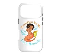 Custodia per iPhone 17 Pro Beach Don't Try Me I'm A Mermaid Funny Black Sirene Donne