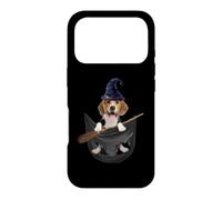 Custodia per iPhone 17 Pro Beagle Dog In The Pocket Witch Hat Halloween