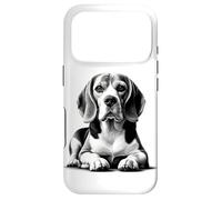 Custodia per iPhone 17 Pro Beagle super dolce come ritratto in posa sdraiata