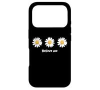 Custodia per iPhone 17 Pro Believe me Daisy Plant Peace Love Smile Daisy Flower