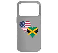 Custodia per iPhone 17 Pro Bella Bandiera Giamaica Stati Uniti per Giamaicano Americano