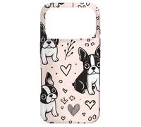 Custodia per iPhone 17 Pro Bellissimo modello Boston Terrier per amanti delle zampe