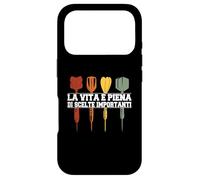 Custodia per iPhone 17 Pro Bersaglio per freccette fun Dartboard Giocatore di freccette